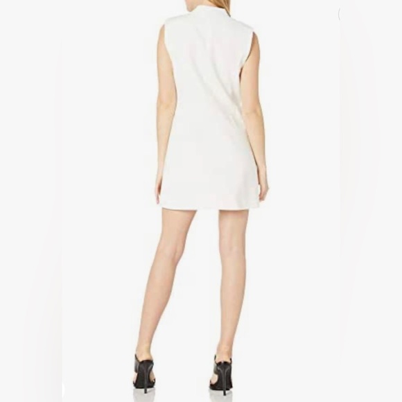 BCBGMaxAzria Caryn Wrap Dress in Off-White - Picture 2 of 5
